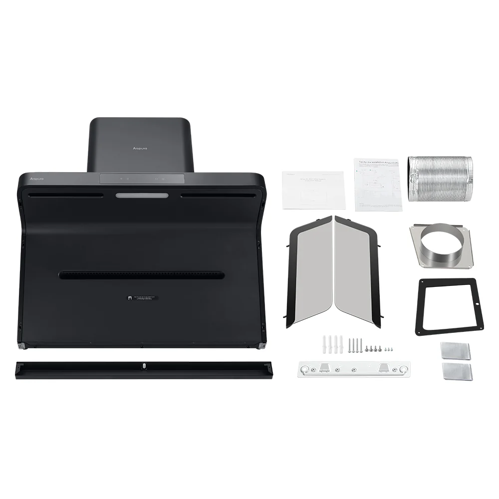 Arspura Black 36'' P1 IQV™ Range Hood - Image 4