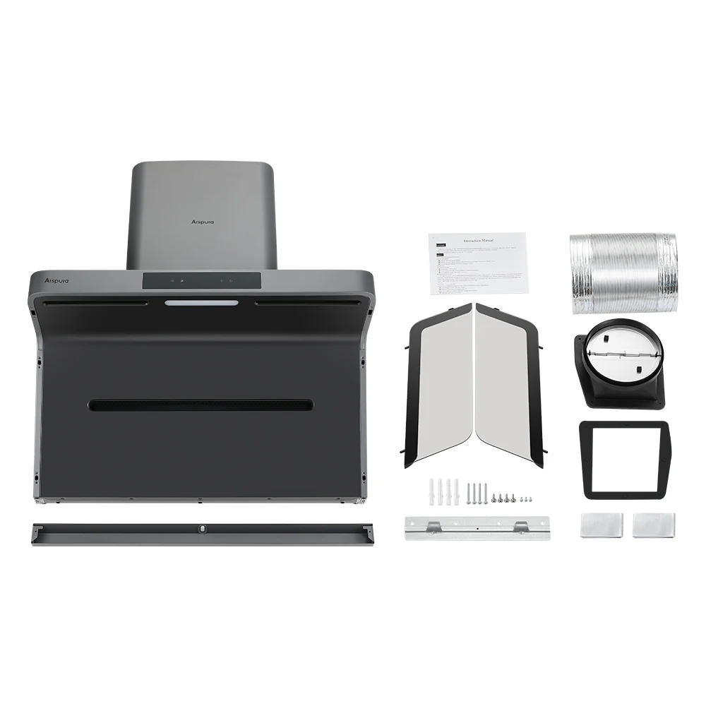 Arspura Black 36'' P1 IQV™ Range Hood - Image 5
