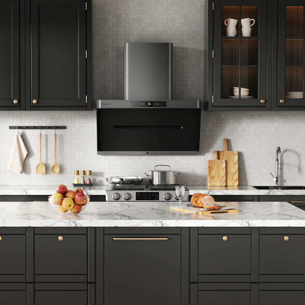 Arspura Black 36'' P1 IQV™ Range Hood - Image 6